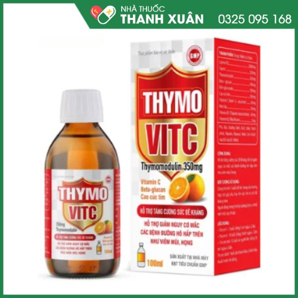 Thymo VitC hỗ trợ tăng cường sức đề kháng